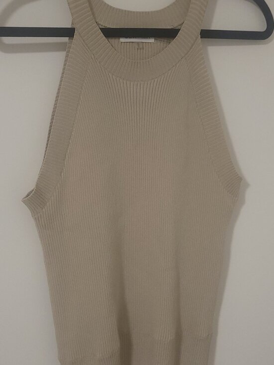 Calvin Klein Sweater Thank, Size M, Beige - Picture 2 of 4